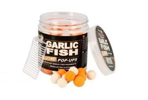 Pop Up Boilies Fluo Garlic Fish 80g 14mm